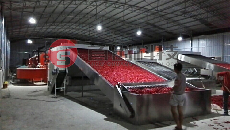 Industrial chili pepper drying equipment